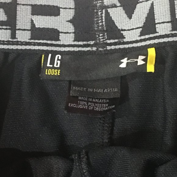 UNDER ARMOUR MEN'S BLACK SHORTS NEW WITHOUT TAGS - Picture 3 of 7
